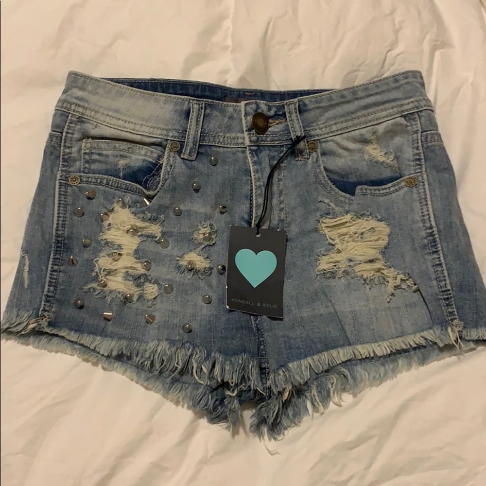 High rise shorts